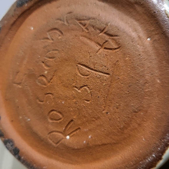 Vintage Signed Rosenblatt 1959 Redware Ceramic Vase Jar 6 1/4" - Picture 9 of 12